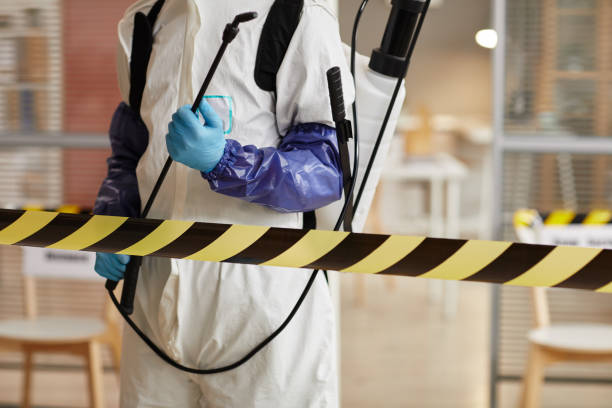 Professional Blood Cleanup technician working in Oxford, NC